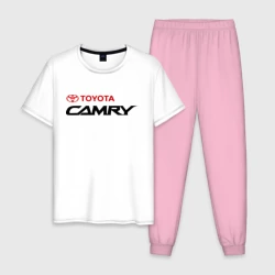 Мужская пижама с белой футболкой хлопок Toyota Camry