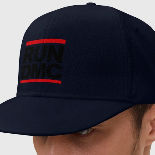 Кепка снепбек с прямым козырьком Run DMC