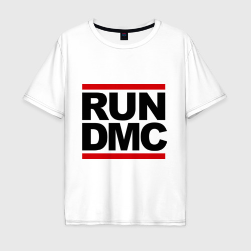 Мужская футболка хлопок Oversize Run DMC