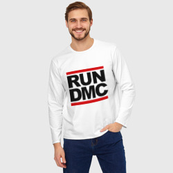 Мужской лонгслив oversize хлопок Run DMC - фото 2