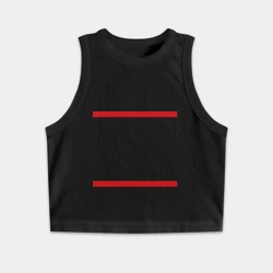 Женская укороченная майка-топ хлопок Run DMC