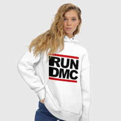 Женское худи Oversize хлопок Run DMC - фото 2