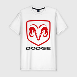 Dodge – Мужская футболка хлопок Slim с принтом купить
