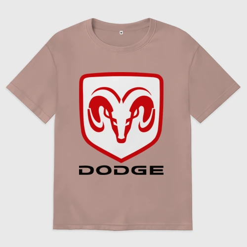 Мужская футболка хлопок Oversize Dodge