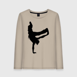 Женский лонгслив хлопок Брэйк дансер