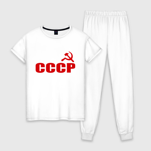 Женская пижама хлопок СССР 1, цвет белый