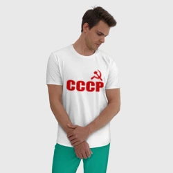 Мужская пижама с белой футболкой хлопок СССР 1 - фото 2