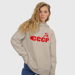 Женское худи Oversize хлопок СССР 1 - фото 2