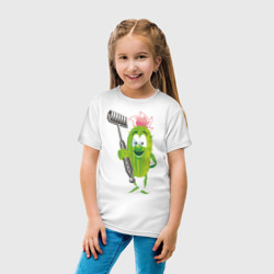 Детская футболка хлопок Огурец - фото 2
