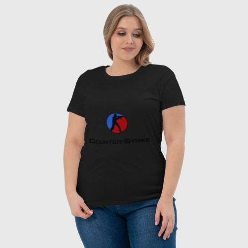 Женская футболка хлопок Counter Strike (10), цвет черный - фото 6