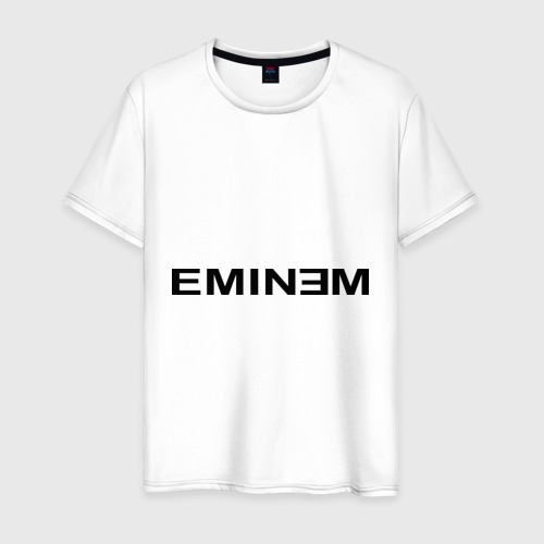 Мужская футболка хлопок Eminem (4), цвет белый