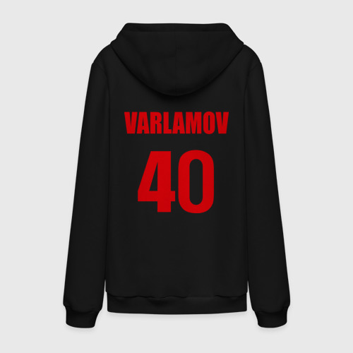 Мужская толстовка хлопок Washington Capitals-Varlamov 40, цвет черный - фото 2