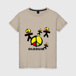 Женская футболка хлопок Olodum1