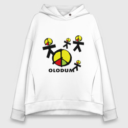 Женское худи Oversize хлопок Olodum1