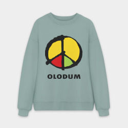 Мужской свитшот oversize без начеса хлопок Olodum