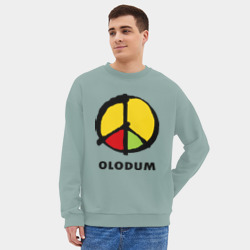 Мужской свитшот oversize без начеса хлопок Olodum - фото 2