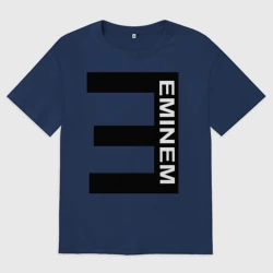 Женская футболка хлопок Oversize Eminem2