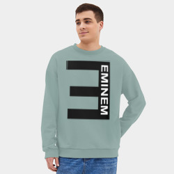 Мужской свитшот oversize без начеса хлопок Eminem2 - фото 2