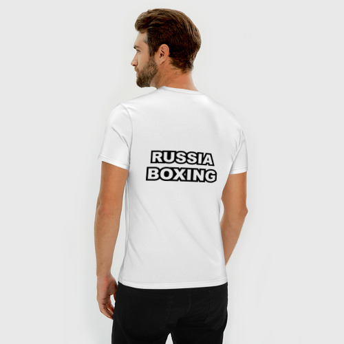 Мужская футболка хлопок Slim Russia boxing - фото 4