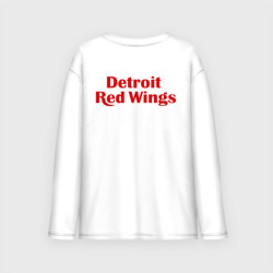 Мужской лонгслив oversize хлопок Detroit Red Wings 2