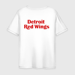 Мужская футболка хлопок Oversize Detroit Red Wings 2