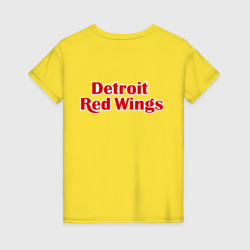 Женская футболка хлопок Detroit Red Wings 2