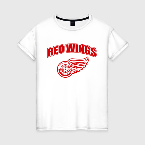 Женская футболка хлопок Detroit Red Wings 2