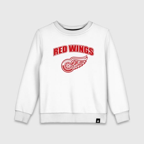 Детский свитшот хлопок Detroit Red Wings 2, цвет белый