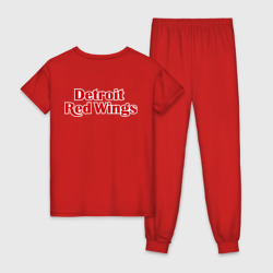 Женская пижама хлопок Detroit Red Wings 2