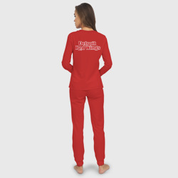 Женская пижама с лонгсливом хлопок Detroit Red Wings 2 - фото 2