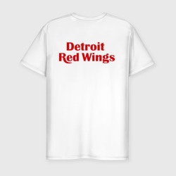 Мужская футболка хлопок Slim Detroit Red Wings 2