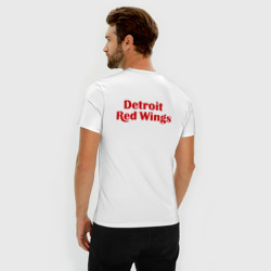 Мужская футболка хлопок Slim Detroit Red Wings 2 - фото 2