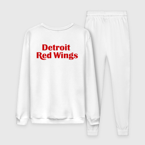 Женский костюм из хлопка с принтом Detroit Red Wings 2, вид сзади №1