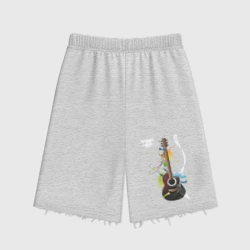 Женские шорты oversize футер хлопок Гитара 2