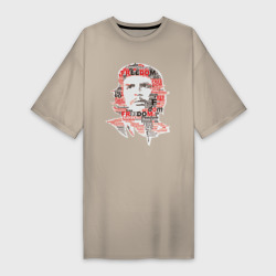 Che Guevara 3 – Платье-футболка хлопок с принтом купить