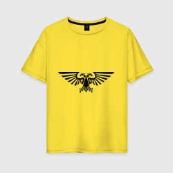 Женская футболка хлопок Oversize Имперский орёл