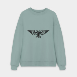 Мужской свитшот oversize без начеса хлопок Имперский орёл