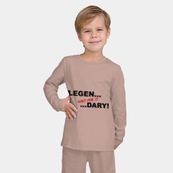 Детская пижама с лонгсливом хлопок Legen... wait for it ...dary! - фото 2