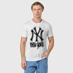 Мужская футболка хлопок New York Нью Йорк - фото 2