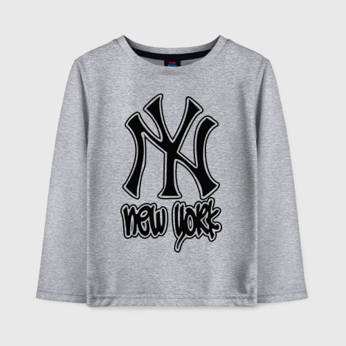 Детский лонгслив хлопок New York Нью Йорк