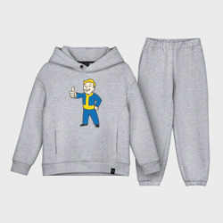 Детский костюм хлопок Oversize Мальчик из Fallout