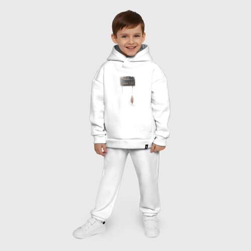 Детский костюм хлопок Oversize Сайлент Хилл, цвет белый - фото 9