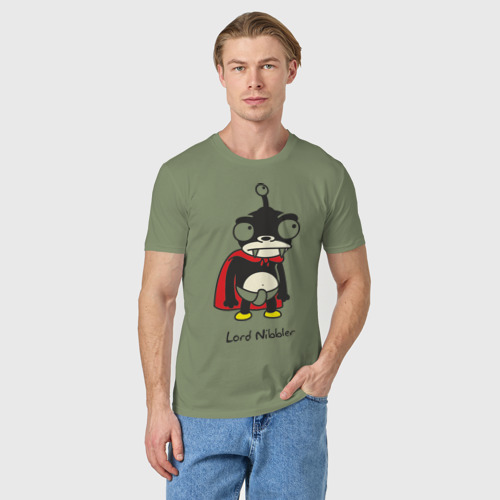 Мужская футболка хлопок Lord Nibbler, цвет авокадо - фото 3