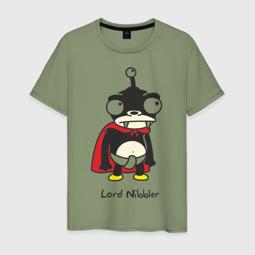 Мужская футболка хлопок Lord Nibbler, цвет авокадо