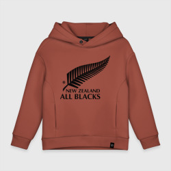 Детское худи Oversize хлопок All blacks