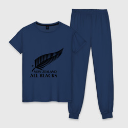 Женская пижама хлопок All blacks