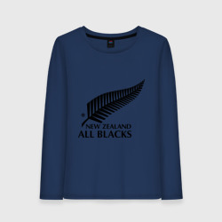 Женский лонгслив хлопок All blacks