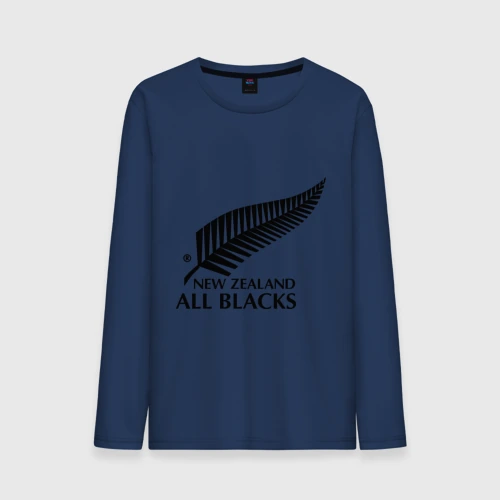 Мужской лонгслив хлопок All blacks