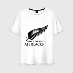 Женская футболка хлопок Oversize All blacks