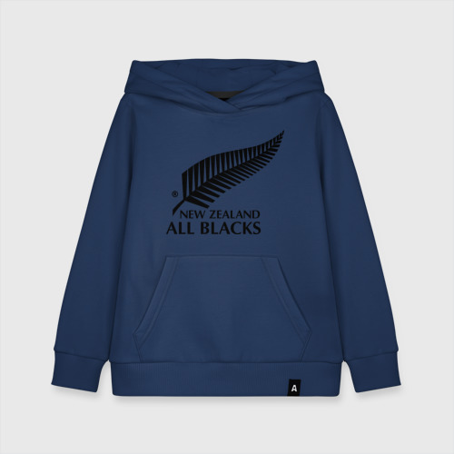 Детская толстовка хлопок All blacks, цвет темно-синий